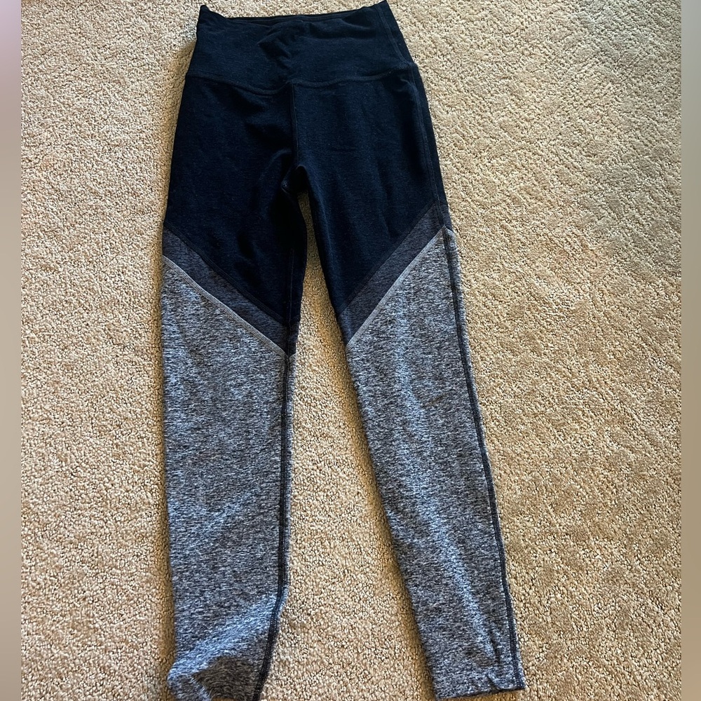 Beyond Yoga Colorblock Tri-Panel High Waisted Leggings
